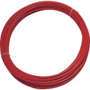 TR TRUSCO ポリウレタンチューブ 4X2.5mm 10m巻 レッド 注文単位 : 1巻