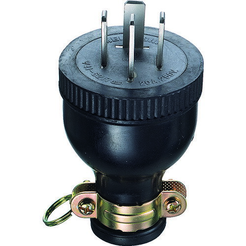 TR 明工 ゴムプラグ接地3PMP2526【 1個】