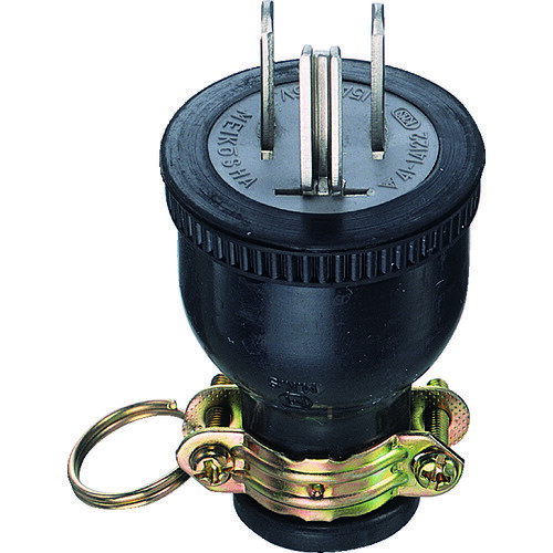 TR 明工 ゴムプラグ接地2PME2538【 1個】