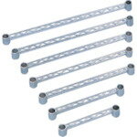 TR IRIS 540100 メタルラック用サイドバー 360×36×40［1本］