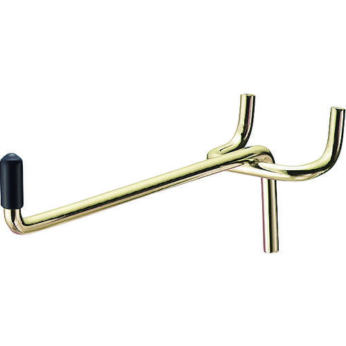 TR 光 パンチングボードゴールドパーツ フックT 中 キャップ黒2P #有孔ボード 穴あき ペグボード フック 光 壁面 収納