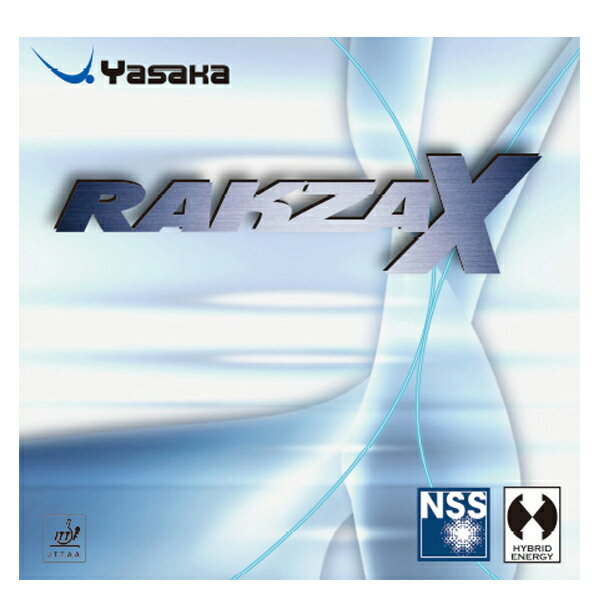 【ネコポス送料無料】ヤサカ(Yasaka) ラクザ X ファルク選手使用 卓球ラケット用 裏ソフトラバー レッド/ブラック [M便 1/4]