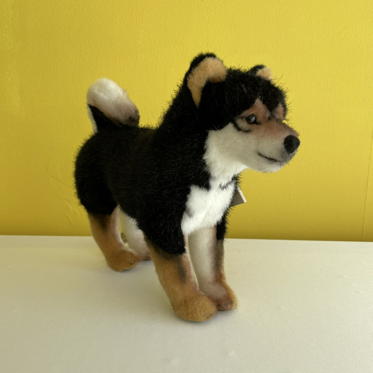 樂天商城 - 柴犬 黒 ぬいぐるみ 上質 ケーセン 小さい 可愛い ハンドメイド ドイツ おもちゃ 2歳 3歳 4歳 5歳 プレゼント