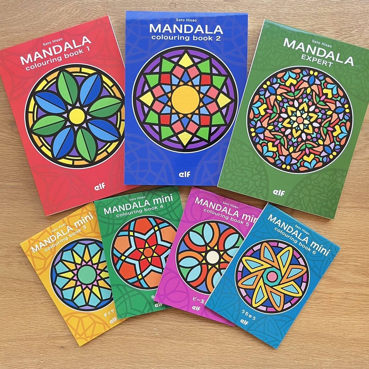 木のおもちゃ専門店ゆうぼのぬりえブック　MANDALA colouring book 2｜アングル3