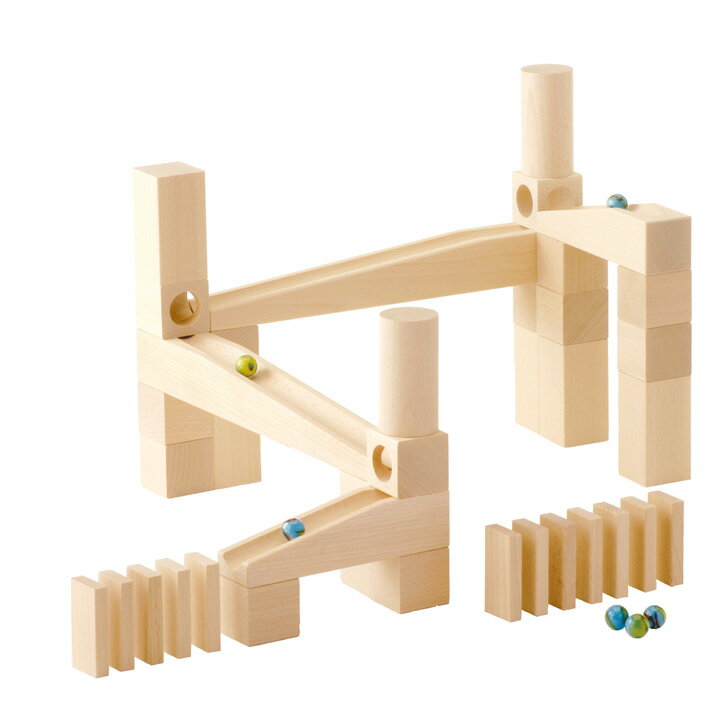 組立てクーゲルバーン・スターターセット　HABA ドイツ 積木 HA1128 知育 玉転がし...