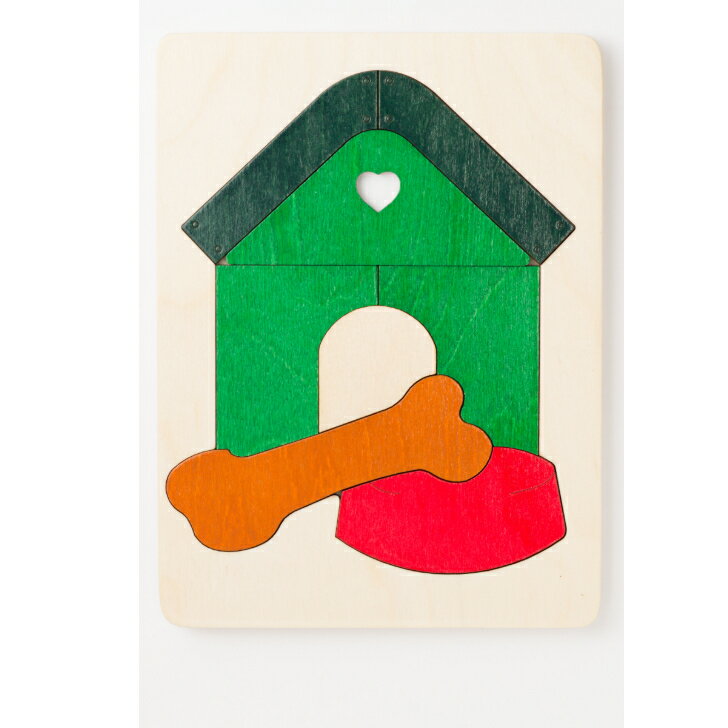 2重パズル・いぬ小屋（ジョージ ラック パズル）GL8242プレゼント ギフト 木製