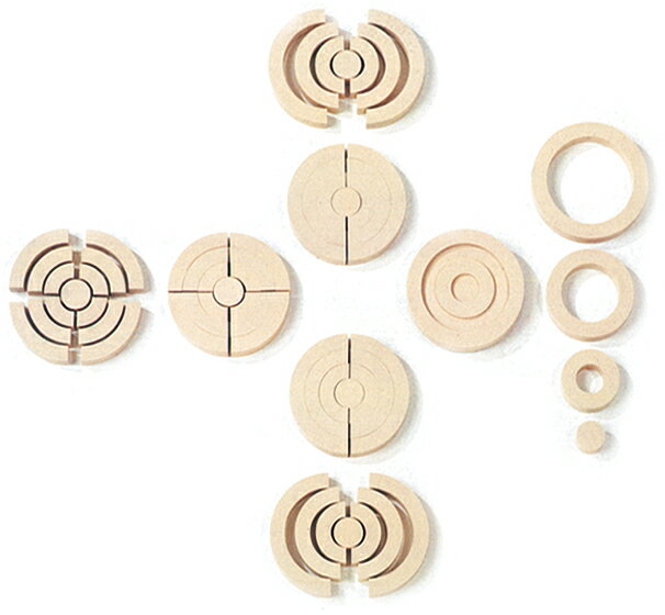 ケルンモザイク円弧K-白mix　童具館　WAKU