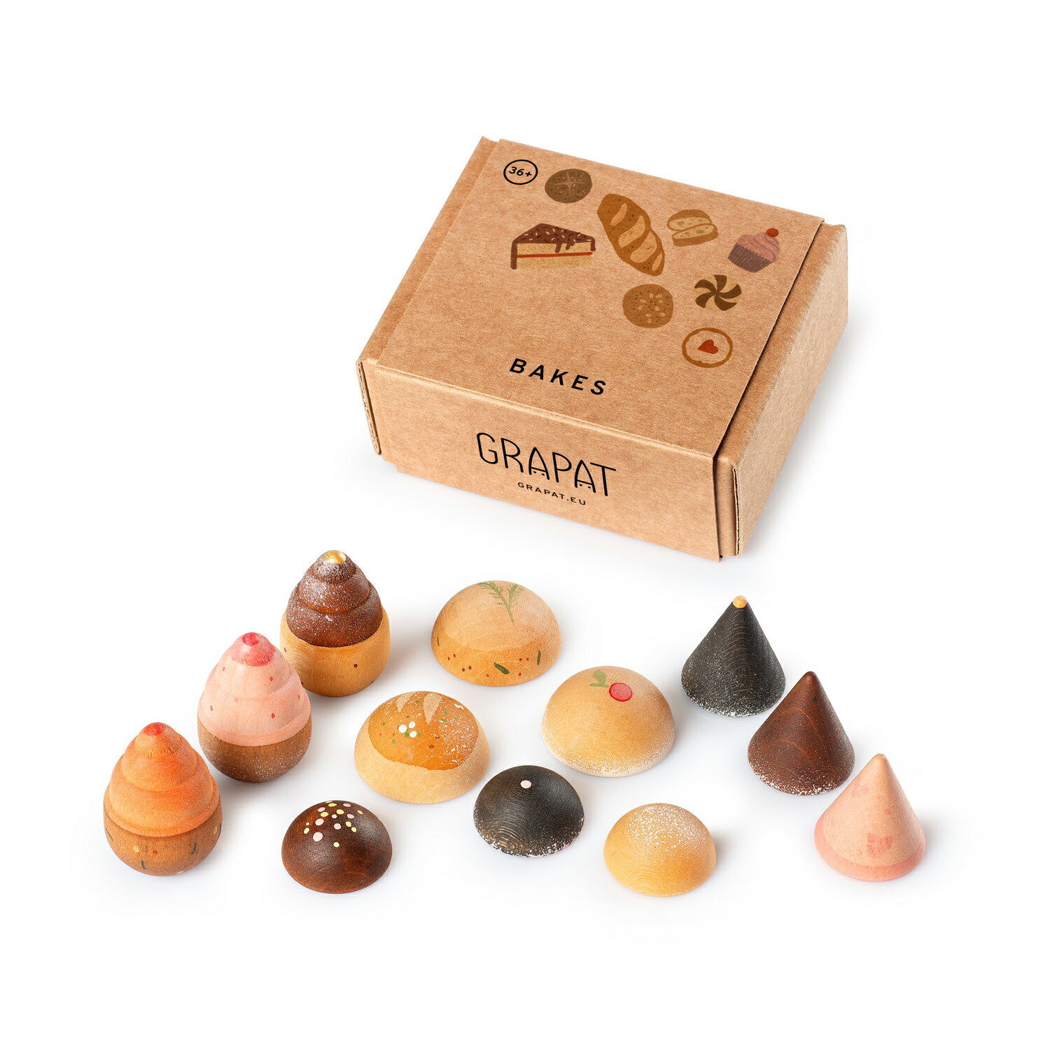 樂天商城 - グラパット　ミニ・ベイク　Bakes 【2026年新商品】　◆26-288 GRAPAT　国内正規品　正規輸入品　スペイン 木のおもちゃ