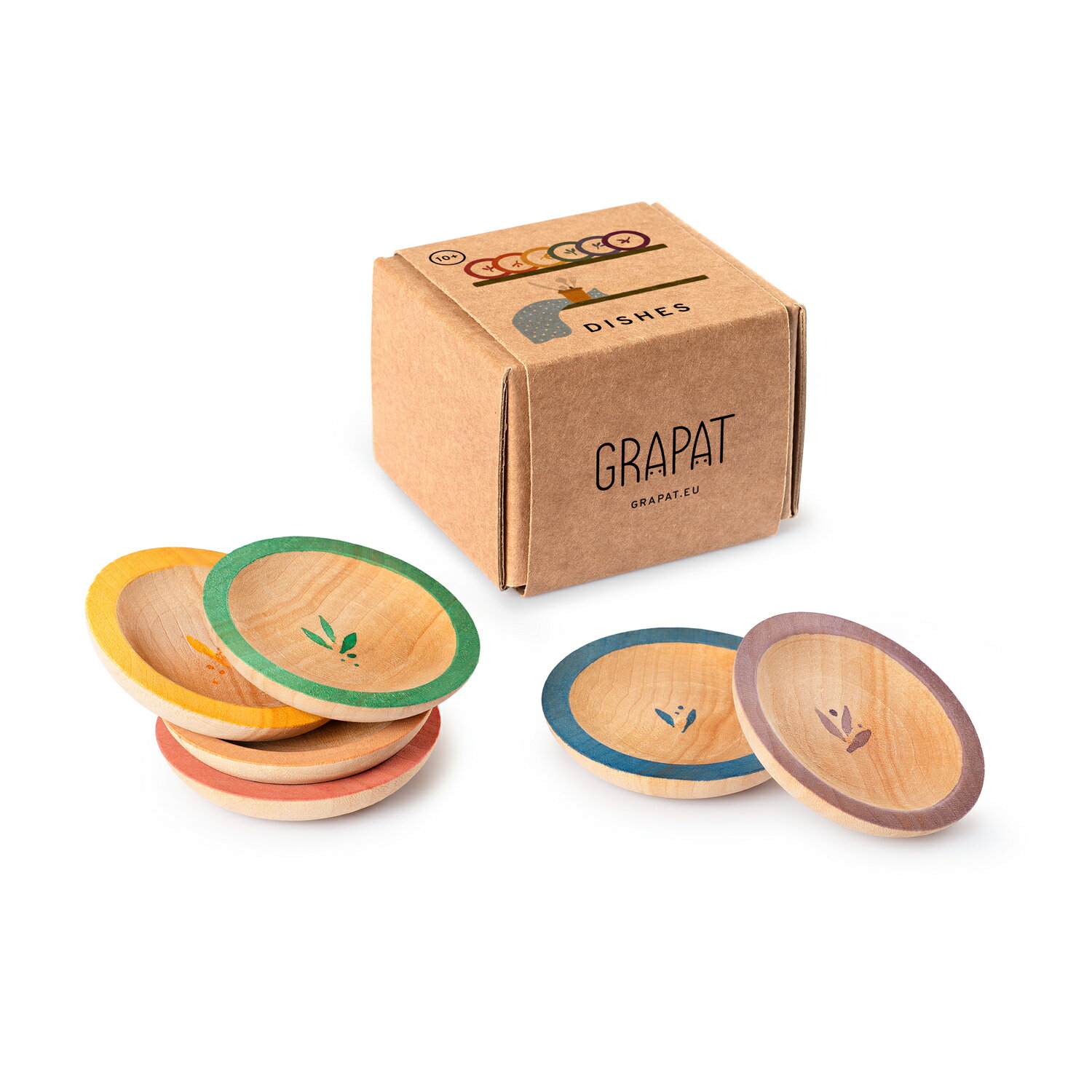 樂天商城 - グラパット　ミニ・ディッシュ　Dishes 【2026年新商品】　◆26-289 GRAPAT　国内正規品　正規輸入品　スペイン 木のおもちゃ
