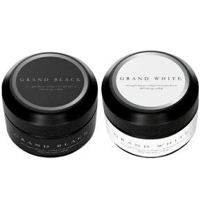 ジェルネイル スーパーブラックジェル グランブラック スーパーホワイトジェル グランホワイト 15g 1個販売 #2