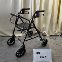 【Bランク 中古 歩行器】竹虎ヒューマンケア ハッピーミニトール (HK-5427)【高齢者 介護 歩行補助具 補助器 福祉用具 歩行車 手押し車 リハビリ シニア シルバーカー ショッピングカー カゴ付き イス付き 中古】