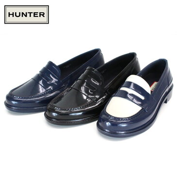 【今だけ20%OFF】HUNTER/ハンター ORIGINAL PENNY LOAFER オリジナル ペニー ローファー WFF1006RGL レディース 防水 耐水 ラバー【国内正規品】