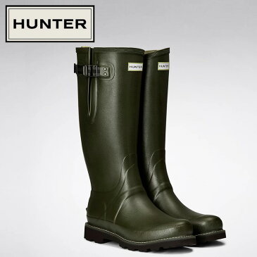 HUNTER/ハンター【メンズ】Men's Balmoral Side Adjustable Wellington Boots: Dark olive バルモラル サイドアジャスタブル ブーツ メンズ ダークオリーブ 防水 ウォータープルーフ アウトドア MFT9100RPO 国内正規品