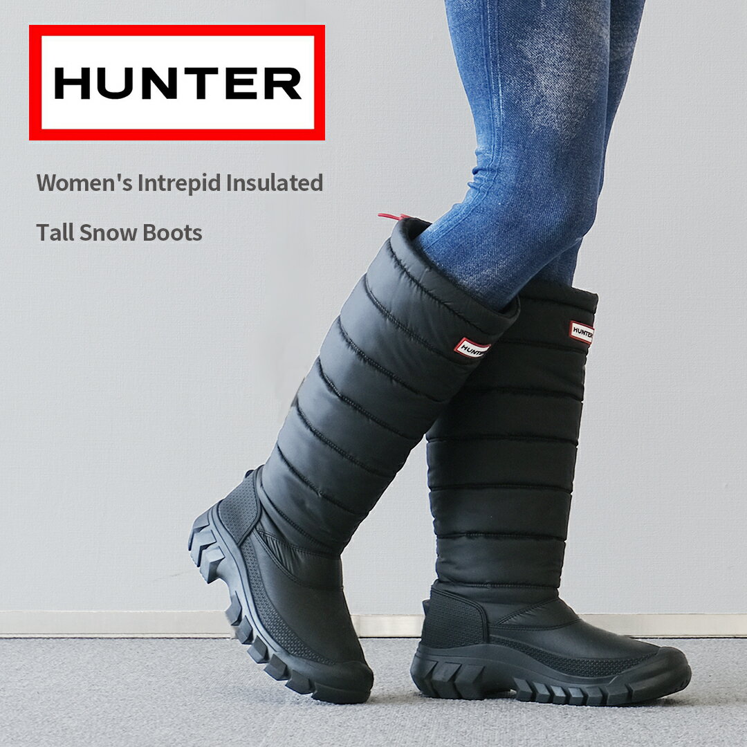 HUNTER ハンター スノーブーツ レディース INTREPID SHORT SNOW BOOTS インシュレイティド スノー ショートブーツ 防寒 防水 断熱 ウォータープルーフ アウトドア WFT2108WWU