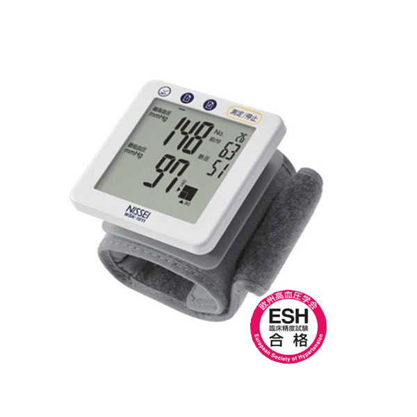 【送料無料】日本精密測器手首式デジタル血圧計 WSK-1011【手首式血圧計】【血圧計手首式】