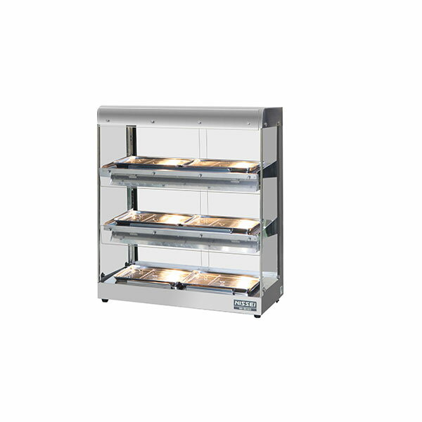 アンナカ ニッセイ 赤外線オープンホットショーケース NH-803EO 業務用 保温 陳列 ディスプレイ フード..