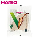 HARIO ハリオ VCF-02-100M 1〜4杯用・100枚入 (02袋) V60用ペーパーフィルターみさらし02袋