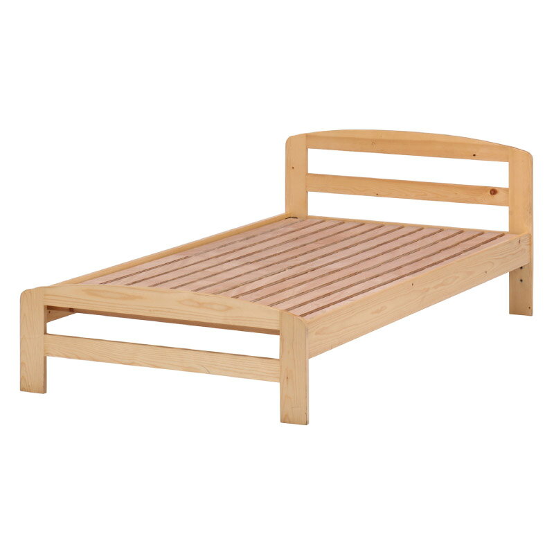 50205 木製ベッド スアレス NA フレームのみ シングルベッド シンプル 中国製 組立品 不二貿易 YSB-106..