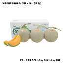 夕張メロン 夕張市農協 共選品 良品 3玉 1玉あたり 1.3から1.6kg 前後 お取り寄せグルメ