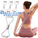 ストレッチバンド 8字型エラストバンド ストレッチチューブ ストレッチ 筋トレ バンド チューブ フィットネスバンド ながらストレッチ ぽっきり ポッキリ 肩こ...