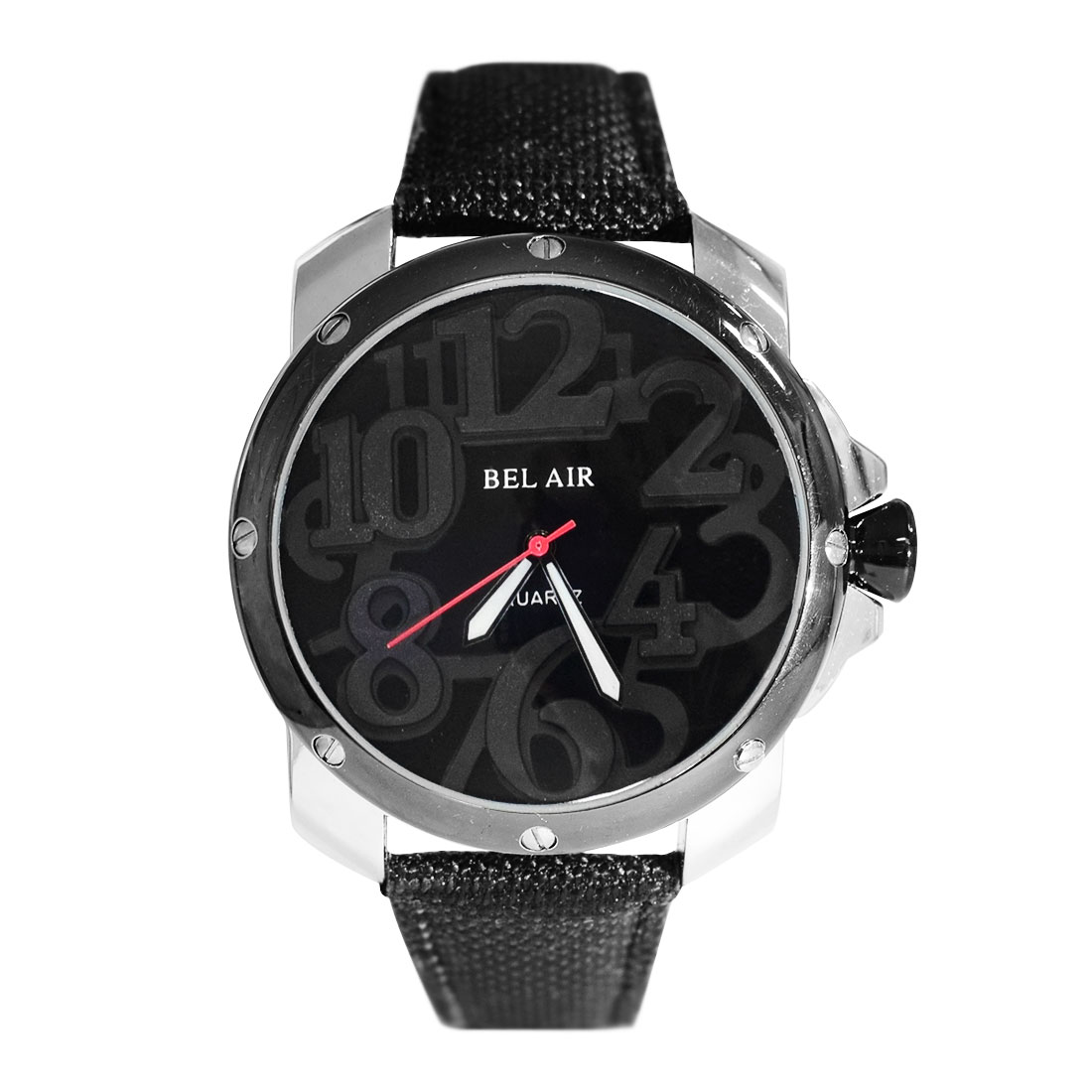 【代引き不可】メンズ 腕時計 オシャレ シンプル カジュアル クォーツ ブラック 【代引き不可】