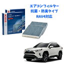 RAV4 AF-T04 2枚組 エアコンフィルター 抗菌 脱臭タイプ 花粉症対策 ダニ クリーンフィルター アエリストフリー ボッシュ BOSCH 脱臭 防臭 車 ニオイ カビ 花粉 チリ エアコン カーエアコン