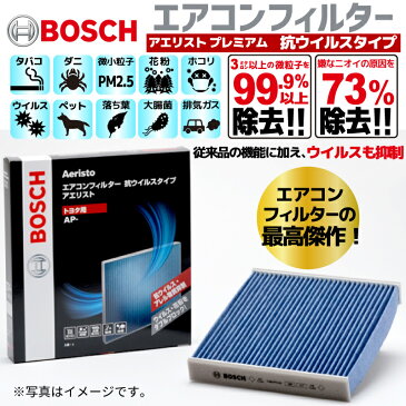 【￥500OFFクーポン発行中！】エアコンフィルター AP-N10 2枚入 抗ウイルス 抗菌 脱臭 ウイルス PM2.5 チリ ホコリ 埃 花粉 黄砂 ダニ アレル物質 アレルギー 細菌 除塵 タバコ 黒煙 排気ガス クリーンフィルター アエリストプレミアム ボッシュ BOSCH 日産用