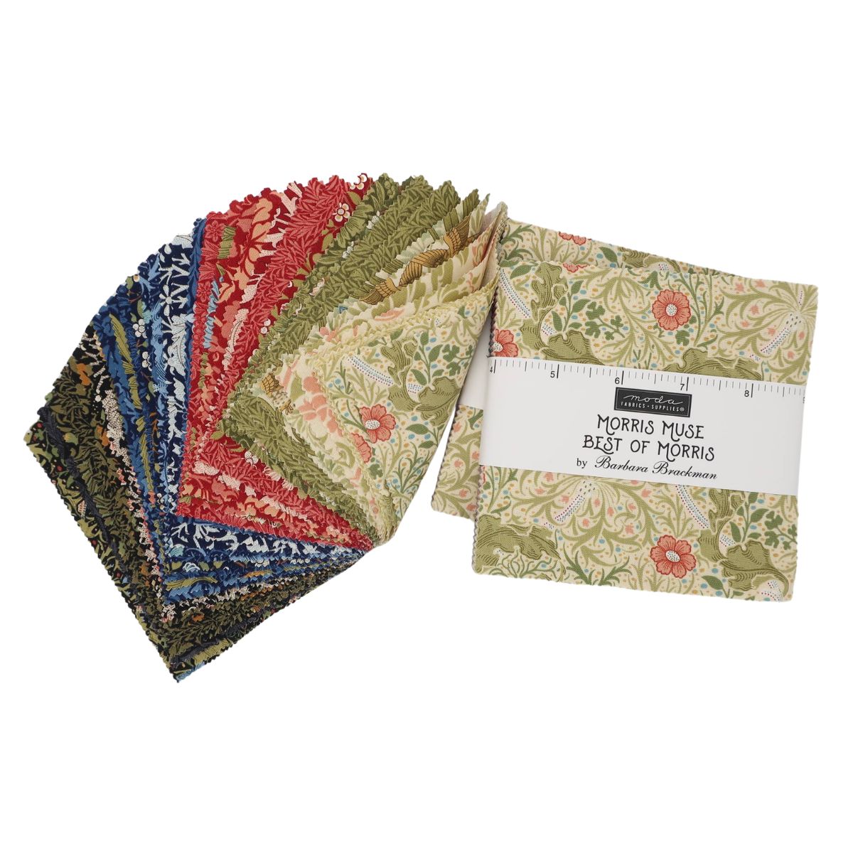 moda チャームパック「Morris Muse-13380PP」カットクロス 約12.7cm角42枚入