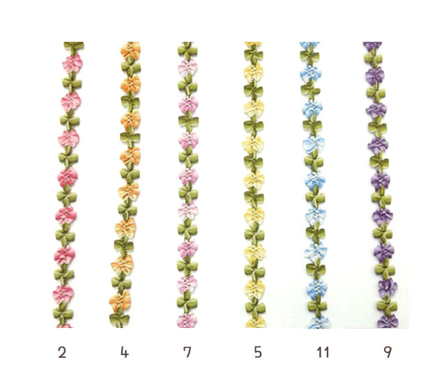 木馬 フローラルテープ　グラデーション 花リボン [品番 9339][1m単位/10m巻] （お取り寄せ）【RCP】