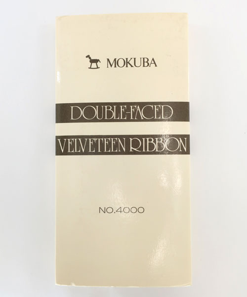 色見本帳 木馬 No.4000 両面ベルベットリボン (お取り寄せ）【RCP】