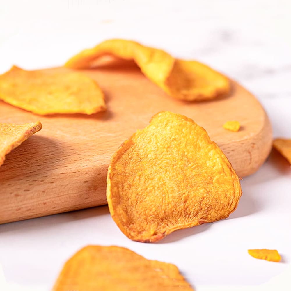 癒雅膳食の[50g] サクサク 原生種蜜さつまいも 厚切チップス 厳選原生種蜜さつまいも100%使用 ノンフライ 砂糖不使用 ほんのり　香りが高い 濃厚な味わい 素朴な風味 優しい甘み｜アングル3