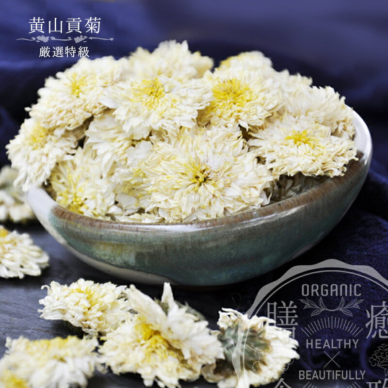 黄山貢菊 20g 美麗花茶 栽培期間中農