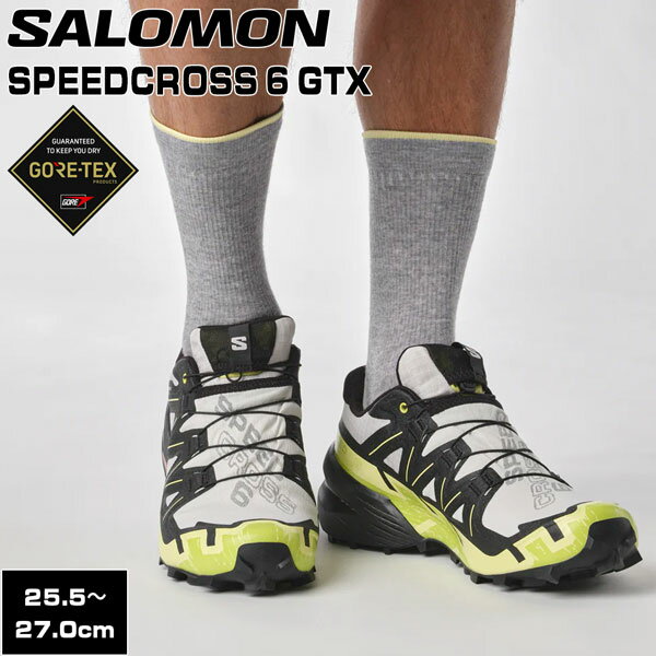 SALOMONSPEEDCROSS6GTXLUNARROCK/BLACK/SUNNYLIMEȥɥ塼