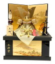 五月人形 収納飾り 節句 白鐘6号兜金富士収納飾り