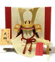 【五月人形】【コンパクト】【端午の節句】【平台飾り】蓮(れん)4号兜平台飾り