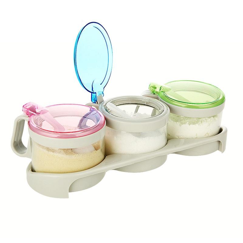 調味料入れ 調味料容器 ストッカー 収納ケース キッチン収納 ガラス シンプル 保存容器 スパイスボトル..