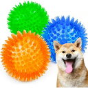犬用ボール 噛むおもちゃ 犬おもちゃ 音の出るおもちゃ いぬおもちゃ 知育玩具 天然ゴム 弾力性抜群 耐久性 ストレス解消 運動不足 訓練用 猫用おもちゃ