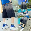 デニムパンツ キッズ 子供服 男の子 ショートパンツ ハーフパンツ 短パン ストレッチパンツ ウェストゴム 伸びる ジーンズ 半ズボン 可愛い