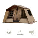 アウトドア キャンプ テント ロッジ型テント ロッジタイプ ロッジシェルター 屋型テント キャンプテント 4シーズン ハウステント