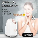 2025 新規 送料無料 フェイススチーマー 美顔器フェイス 美顔 美容 空気浄化 乾燥対策 保湿ト おしゃれ エステ 顔 イオン スチーム プレゼント 乾燥肌...