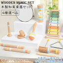 木製知育楽器セット 知育玩具 音楽玩具 木の楽器セット 4種選べる 9点/8点/6点/7点 男の子 女の子 安全設計 握力発達 リズム感 ギフト対応 赤ちゃんの初めての音楽 ギフトに人気 出産祝い 誕生日 木琴 マラカス タンバリン マラカス ドラム