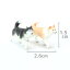 【azuki】Partner's 46 シベリアン・ハスキー(寸法:幅0.7cm×高1.5cm×奥行2.6cm) 1,650円