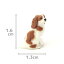 【azuki】Partner's 69 キャバリア・キング・チャールズ・スパニエル(寸法:幅0.7cm×高1.6cm×奥行1.3cm) 1,650円