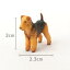 【azuki】Partner's 95 エアデール・テリア(寸法:幅0.9cm×高2cm×奥行2.3cm) 1,650円