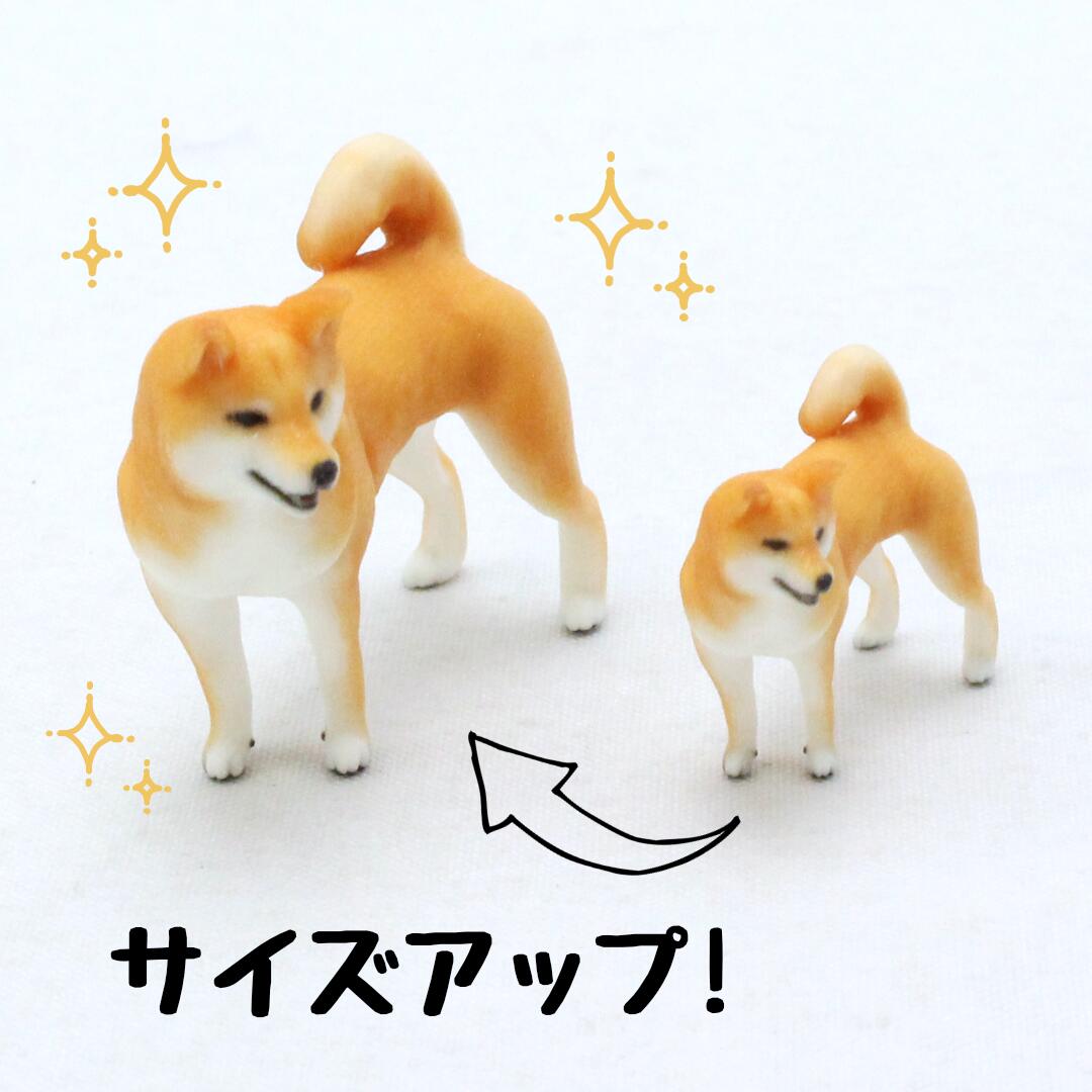 Partner's 89 柴犬 たぬき顔(寸法：幅1.3cm×高2.5cm×奥行3.1cm)