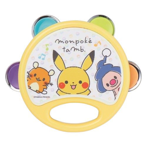 楽天ワクワクSTOREモンポケ タンバリン ポケモンのカワイイ楽器シリーズ トイローヤル No.6064 Toyroyal おもちゃ 玩具 ポケモン 可愛い 赤ちゃん 幼児向け 安全 出産祝い クリスマス プレゼント 誕生日 お祝い事 もんぽけ monpoke ぽけもん