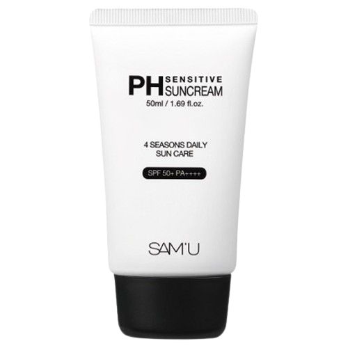 PHセンシティブサンクリームPH SENSITIVE SUN CREAM SPF50+ PA++++ 日焼け止め スキンケア サンブロック メイクアップベース 弱酸性日焼け止め 保湿 化粧品 韓国コスメ