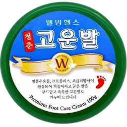 【正規品/国内配送】コウンバル 青春フットクリーム（緑）3WB Premium Foot Cream(GREEN) かかと角質ケア フットクリーム 保湿＋抗菌 スキンケア 水分保湿 韓国 韓国コスメ 保湿ケア かかとケア かかと ガサガサ 踵ケア