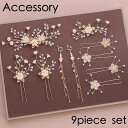 アクセサリー 9点セット かんざし 簪 Uピン ヘアピン ヘアクリップ ヘアコーム イヤリング レディース 女性 ヘアアクセサリー 髪飾り U字 耳飾