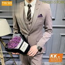 3点セット セットアップ メンズ スーツ フォーマル ワンボタン スリム テーラード ビジネススーツ スラックス 通勤 結婚式 紳士服